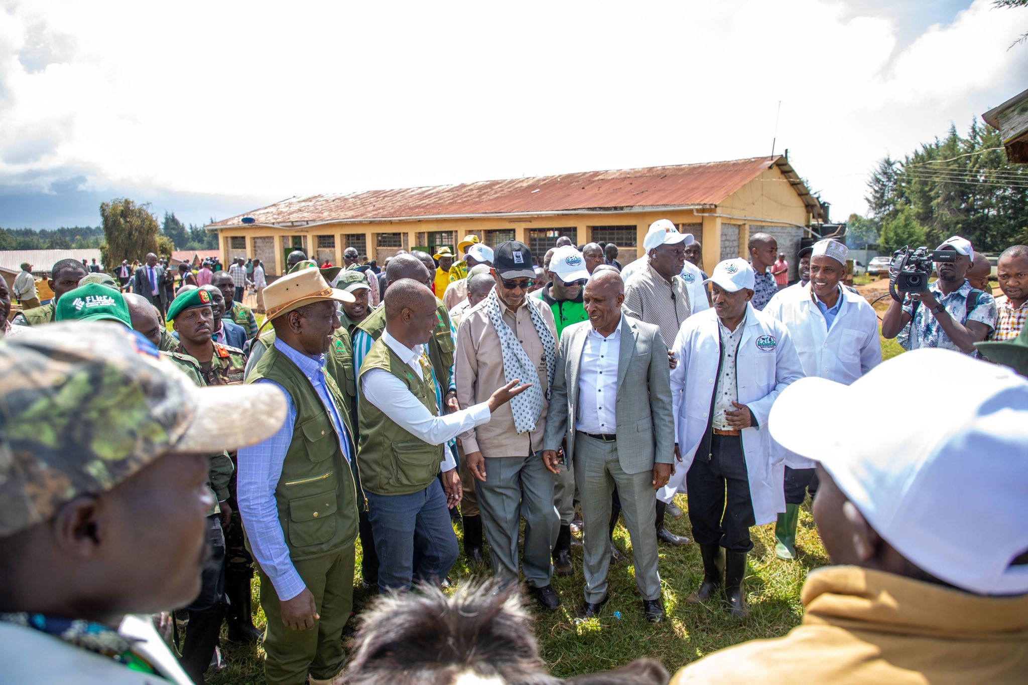 Stakeholders gathered in conversation at Kaptagat event